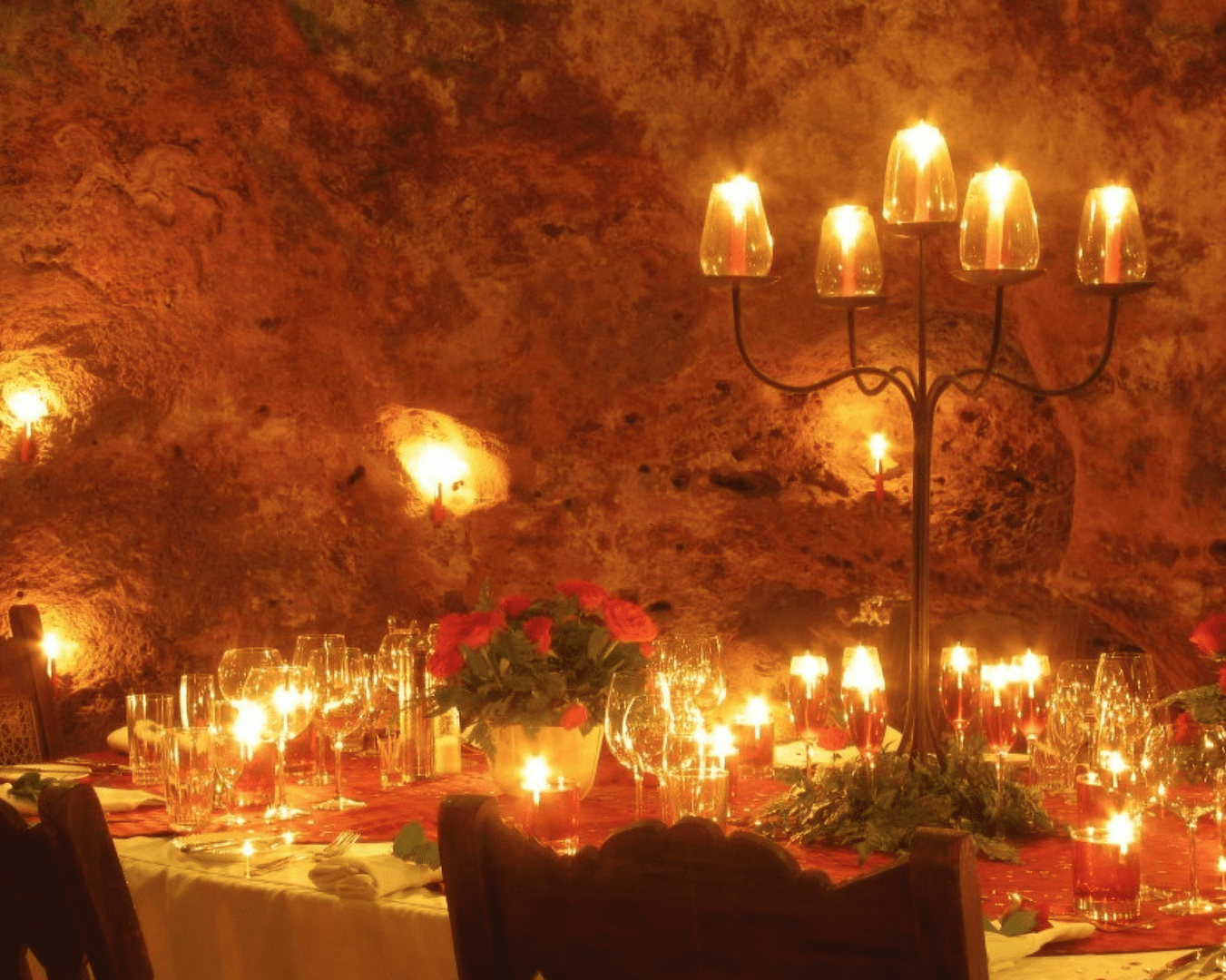 Romantic Dinner at Ali Barbour’s Cave Restaurant
