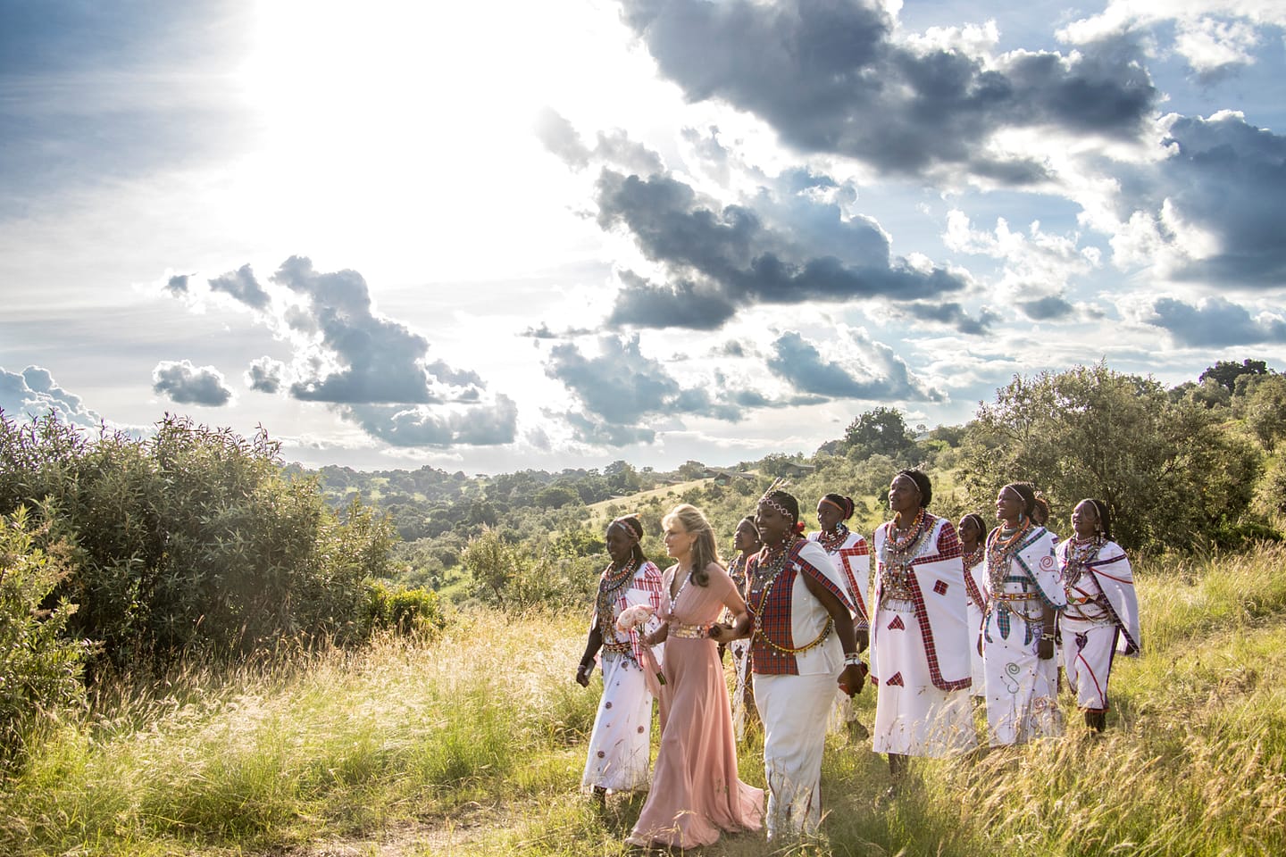 Maasai wedding in the mara
